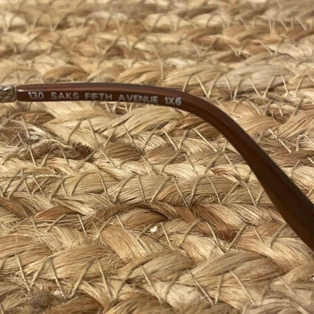 Saks Fifth Avenue Rose Metal Eyeglasses FRAMES - S5A 154 1x6 130